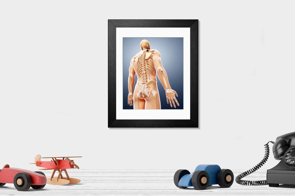 Shown hanging in a room: Modern 14"x12" (36x31cm)