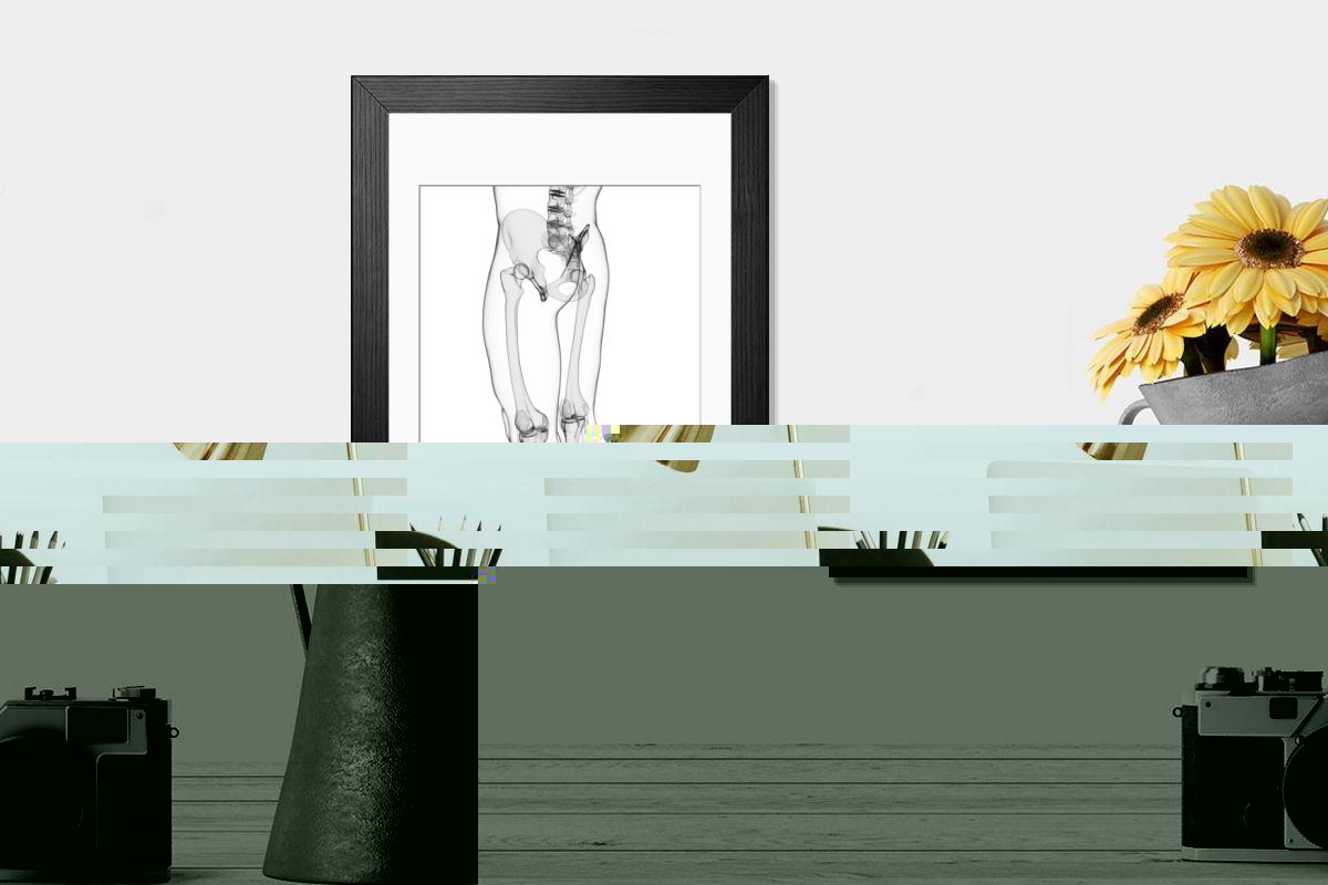 Shown hanging in a room: Modern 14"x12" (36x31cm)