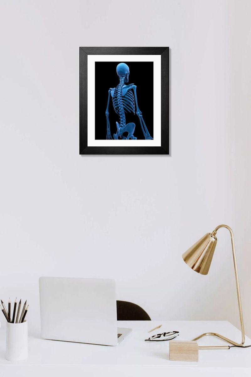 Shown hanging in a room: Modern 14"x12" (36x31cm)