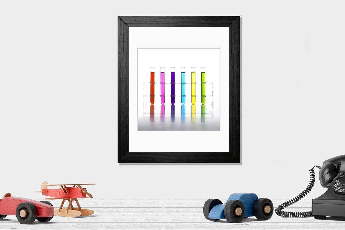 Shown hanging in a room: Modern 14"x12" (36x31cm)