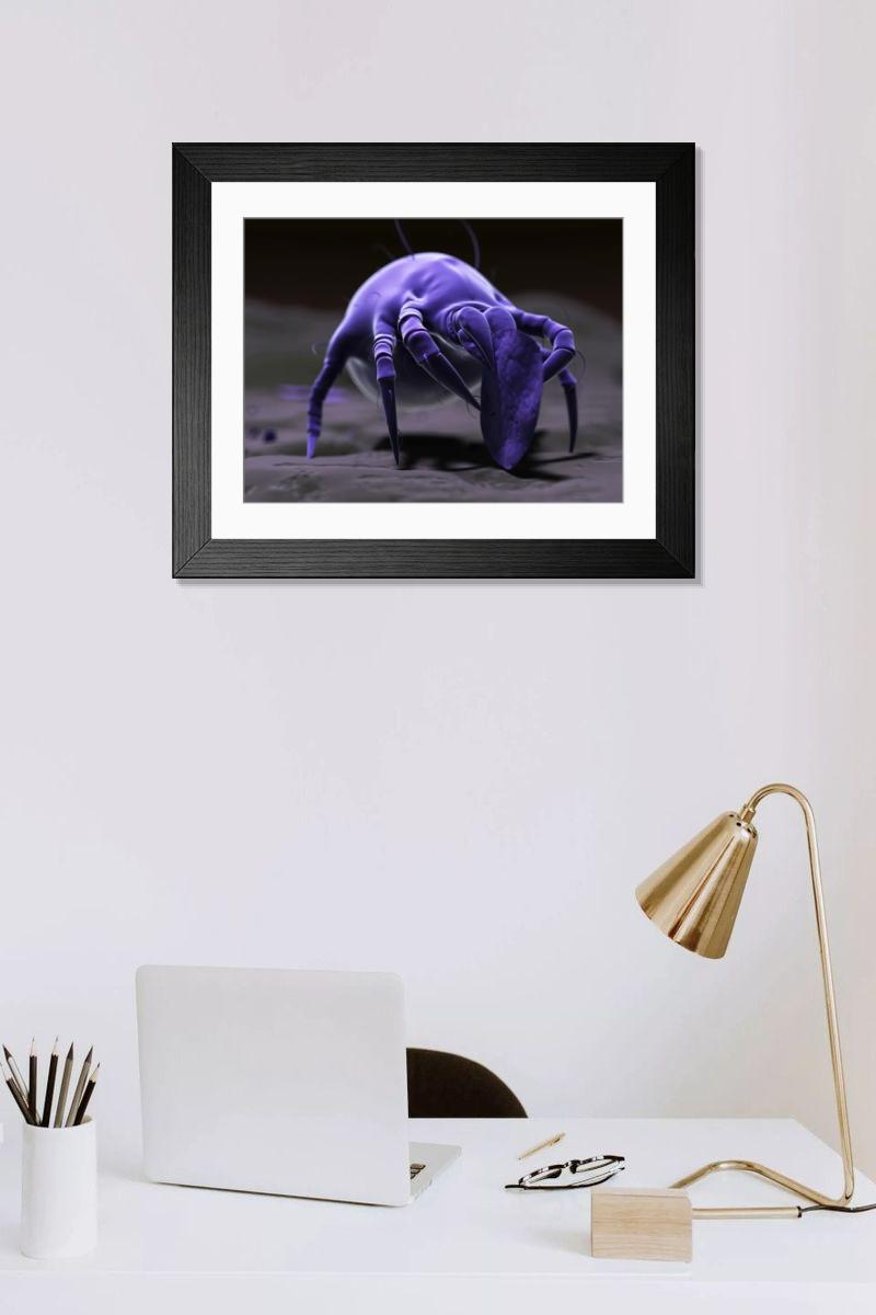 Shown hanging in a room: Modern 14"x12" (36x31cm)