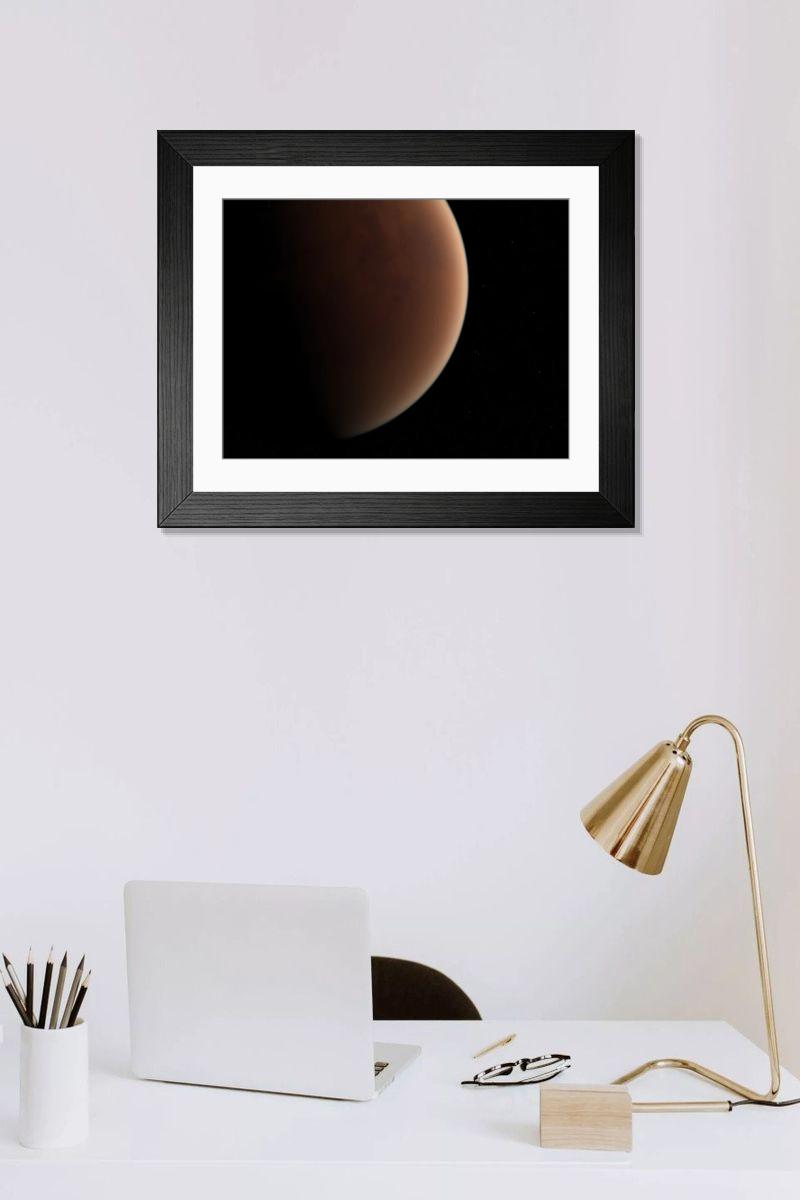 Shown hanging in a room: Modern 14"x12" (36x31cm)