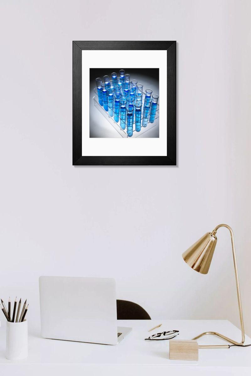 Shown hanging in a room: Modern 14"x12" (36x31cm)