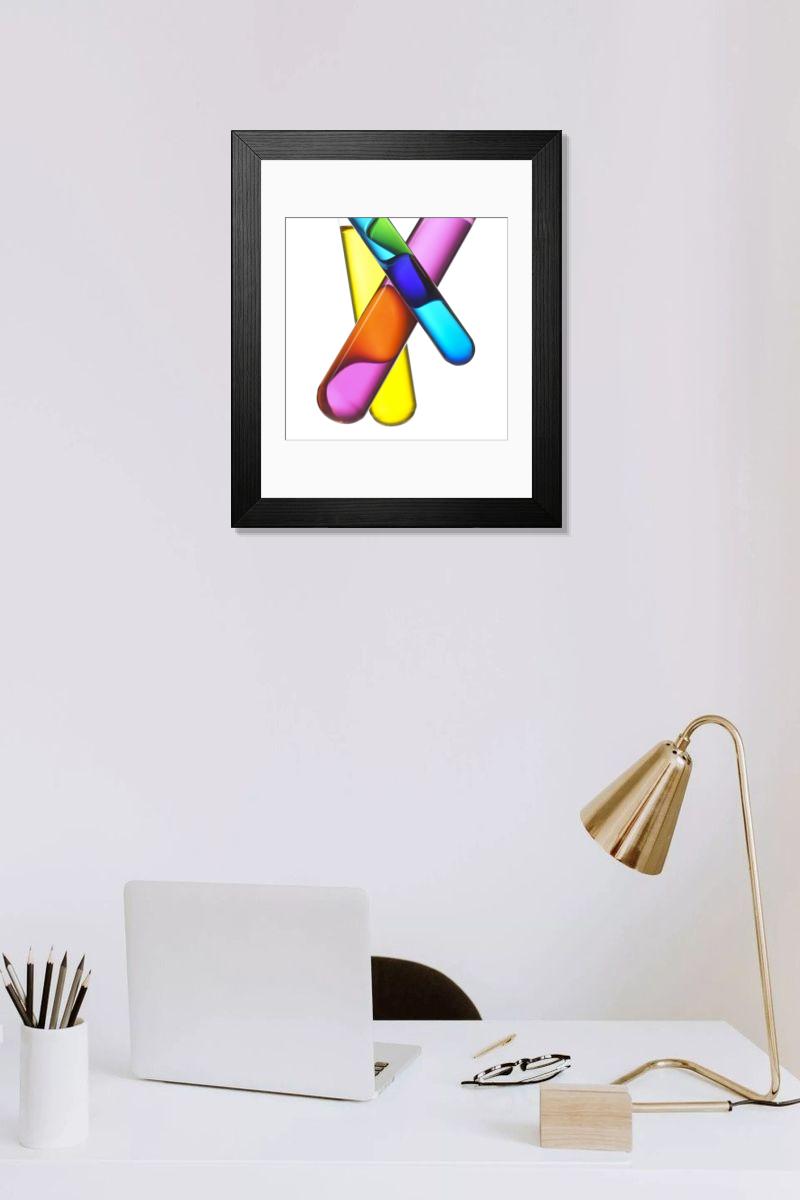 Shown hanging in a room: Modern 14"x12" (36x31cm)