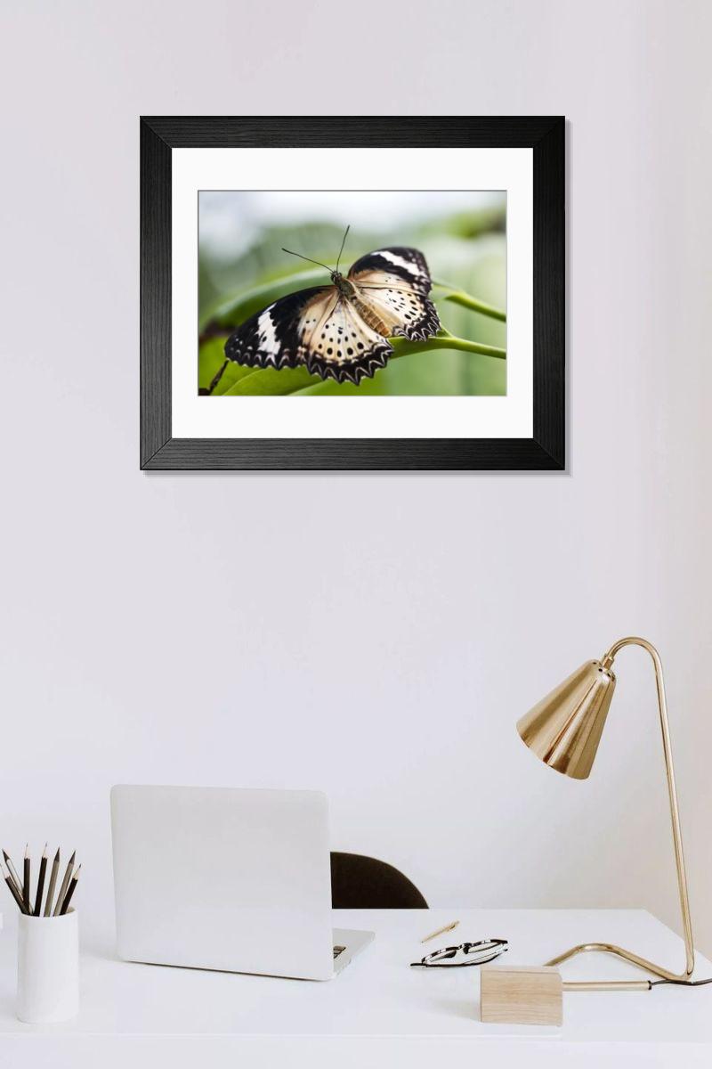Shown hanging in a room: Modern 14"x12" (36x31cm)