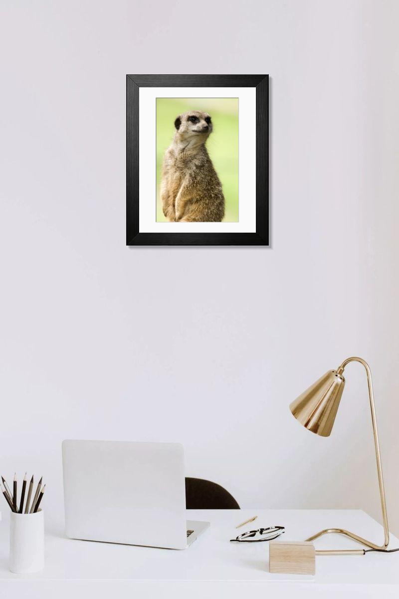 Shown hanging in a room: Modern 14"x12" (36x31cm)