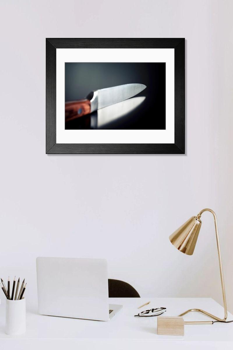 Shown hanging in a room: Modern 14"x12" (36x31cm)