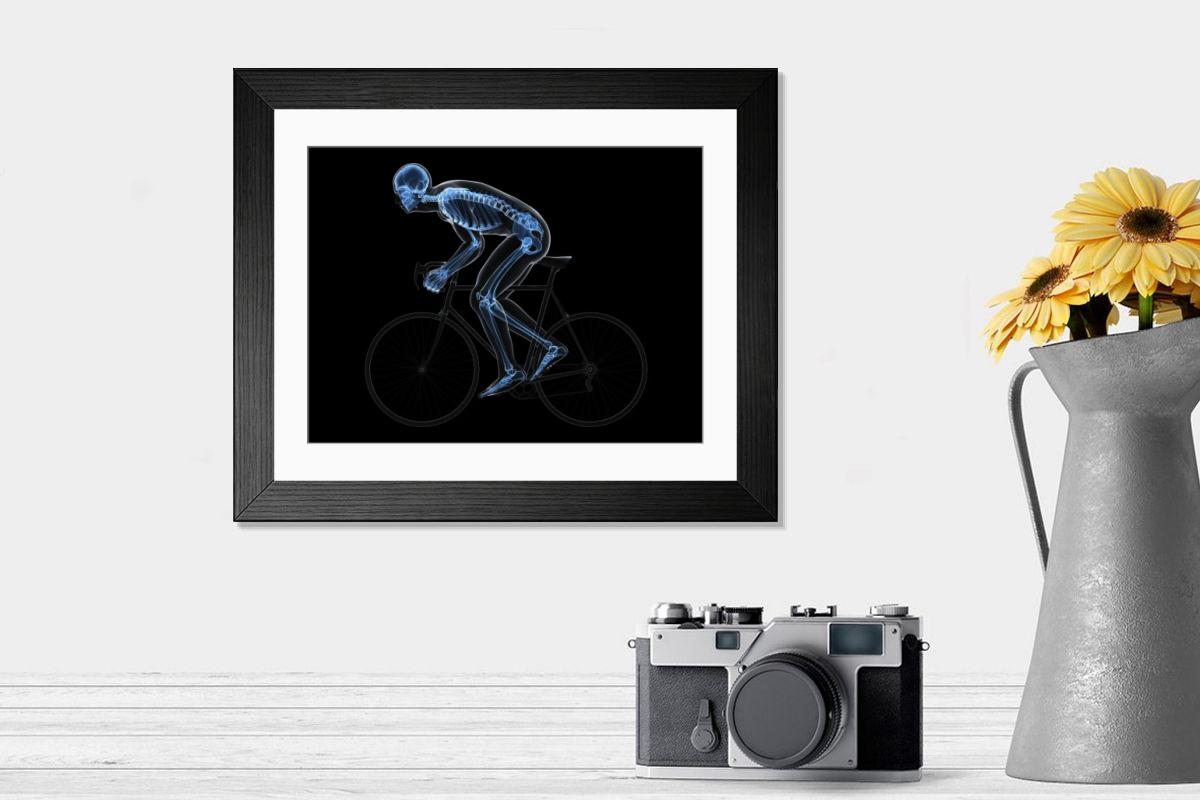 Shown hanging in a room: Modern 14"x12" (36x31cm)