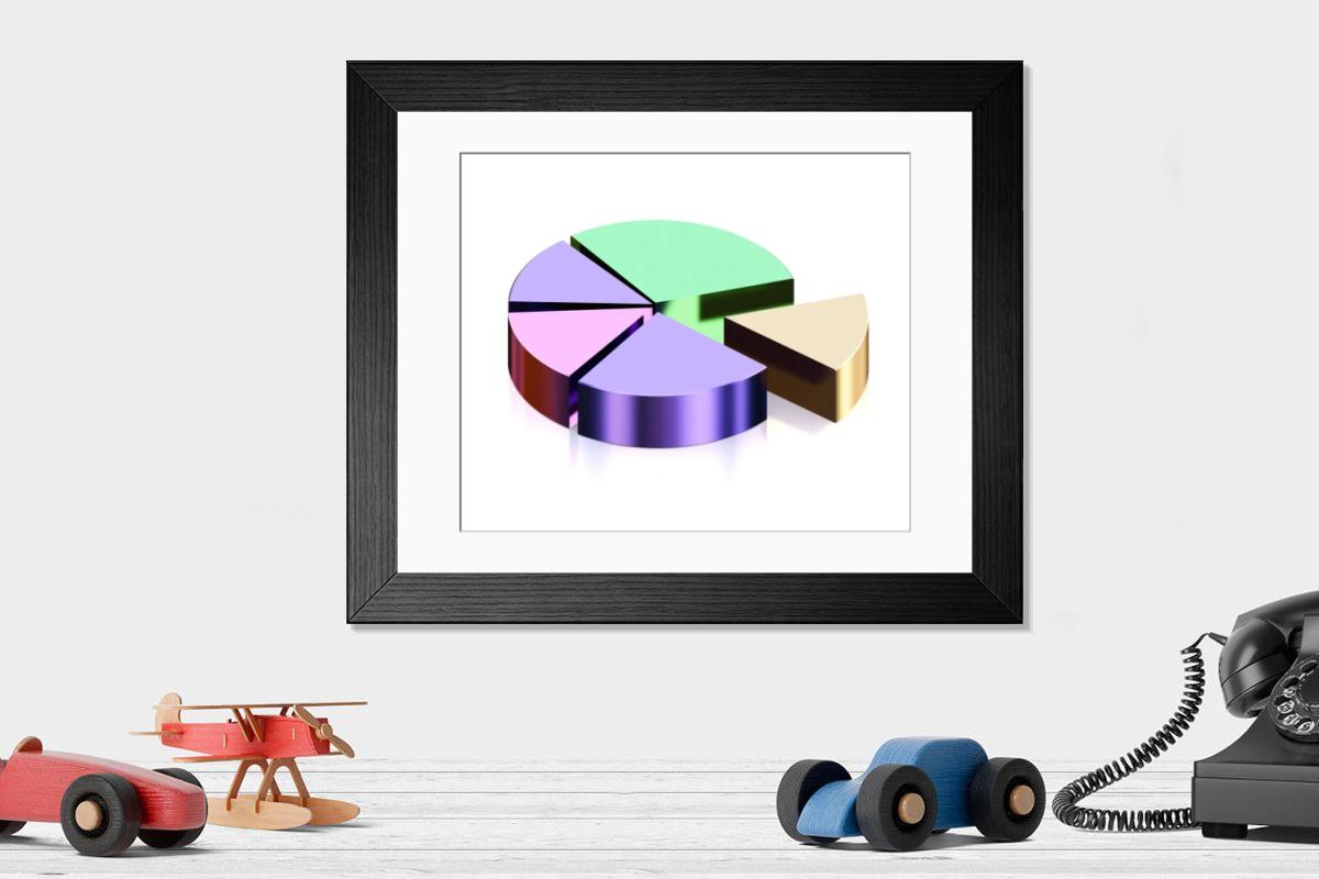 Shown hanging in a room: Modern 14"x12" (36x31cm)