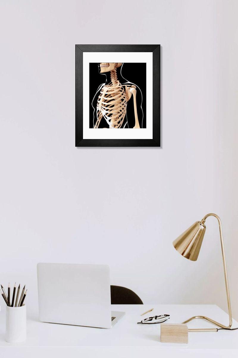 Shown hanging in a room: Modern 14"x12" (36x31cm)