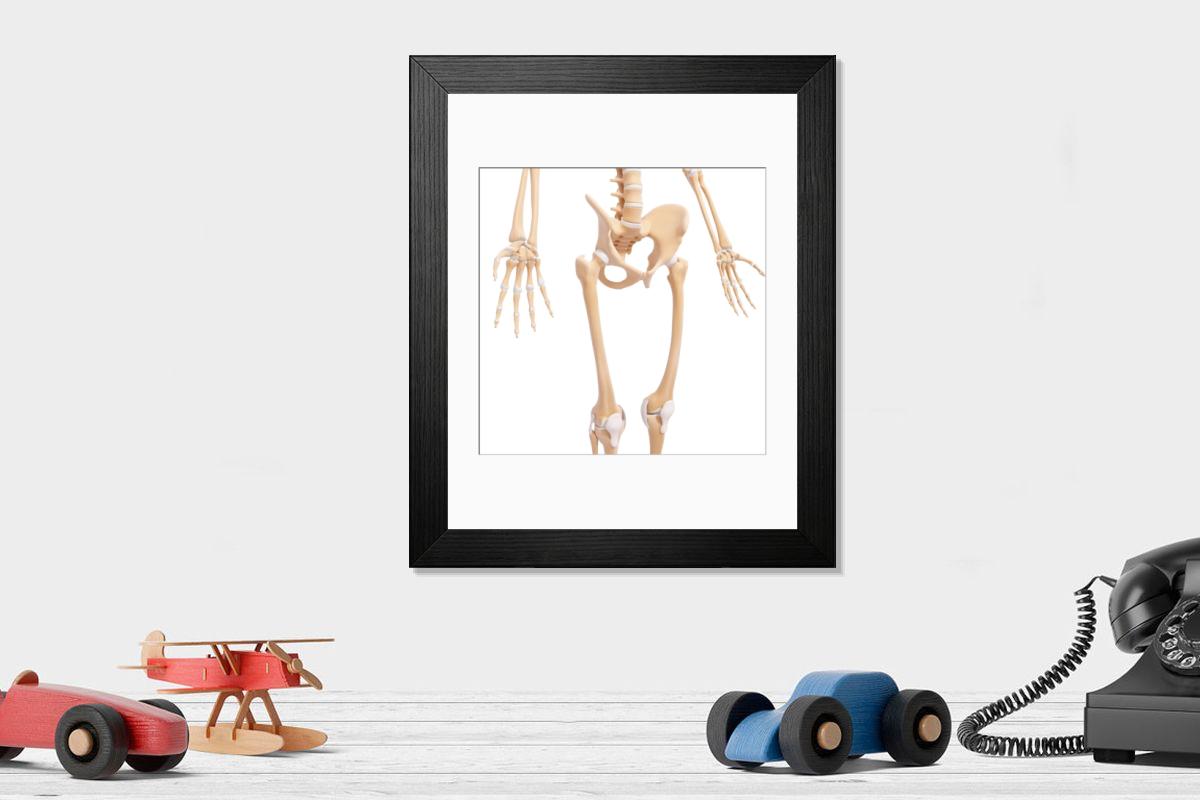 Shown hanging in a room: Modern 14"x12" (36x31cm)