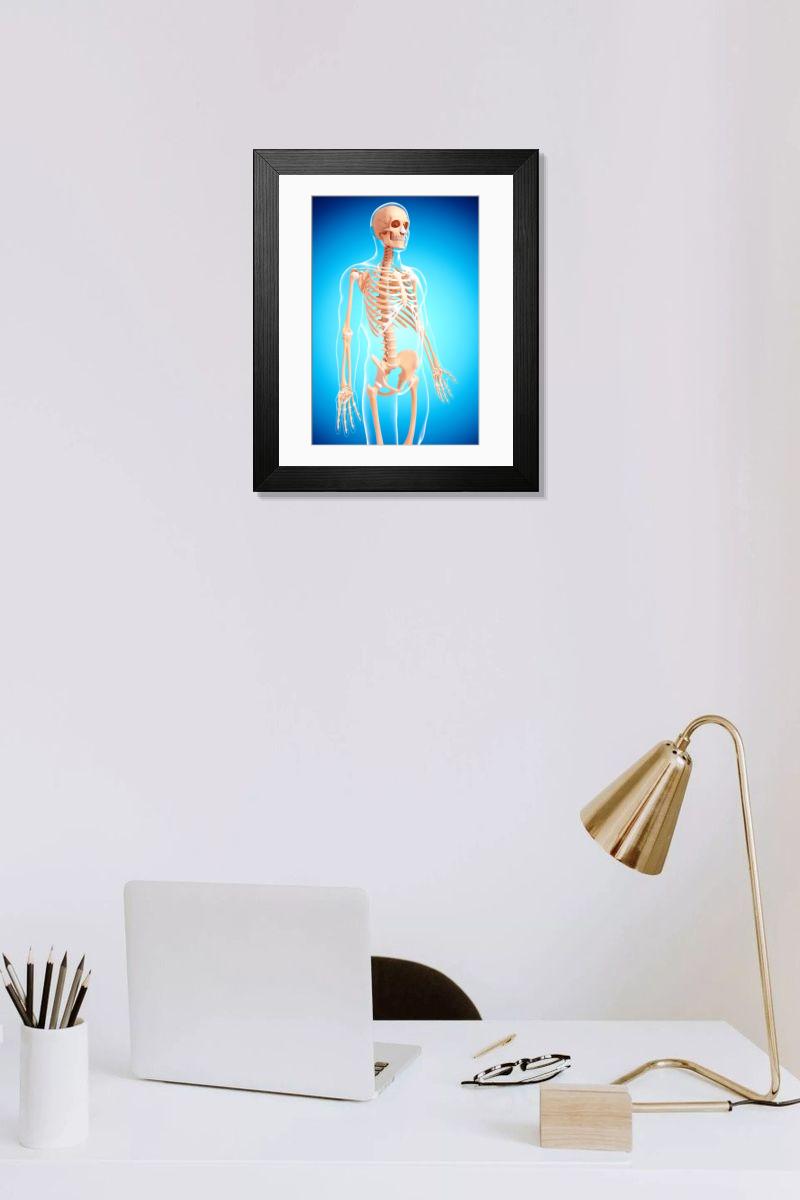 Shown hanging in a room: Modern 14"x12" (36x31cm)