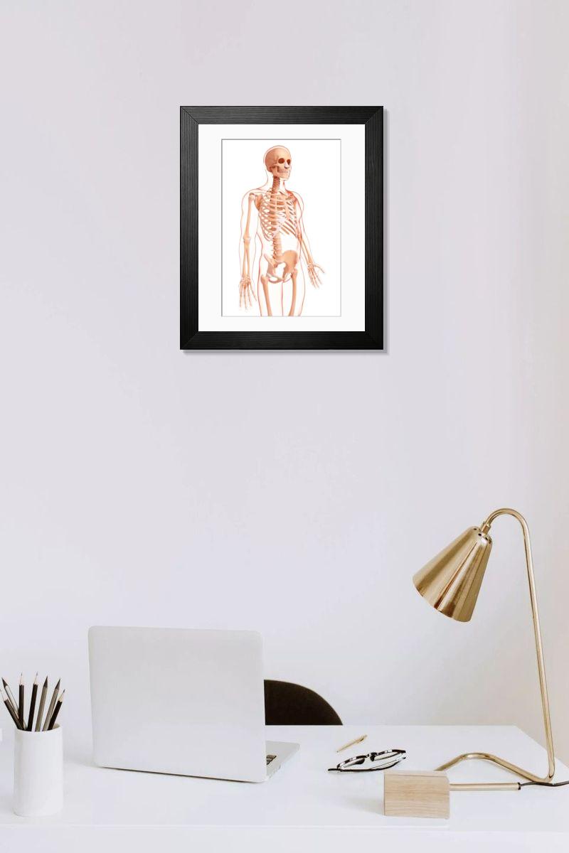 Shown hanging in a room: Modern 14"x12" (36x31cm)