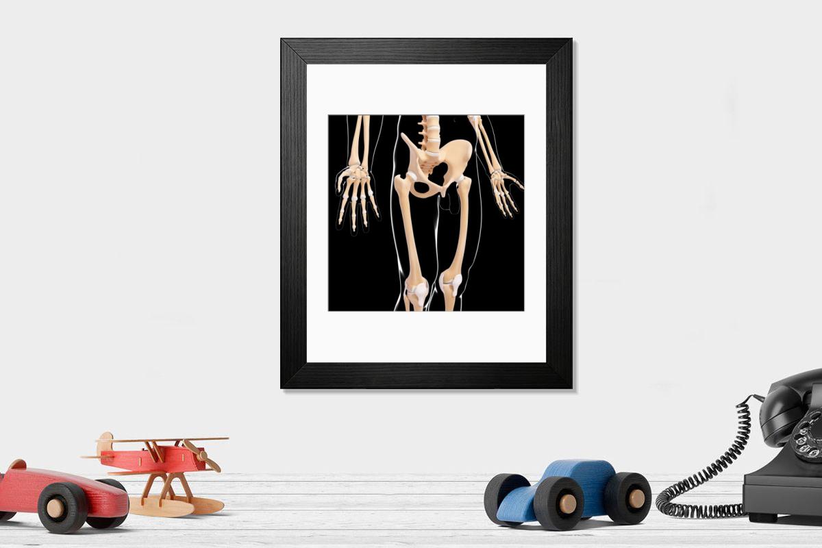 Shown hanging in a room: Modern 14"x12" (36x31cm)