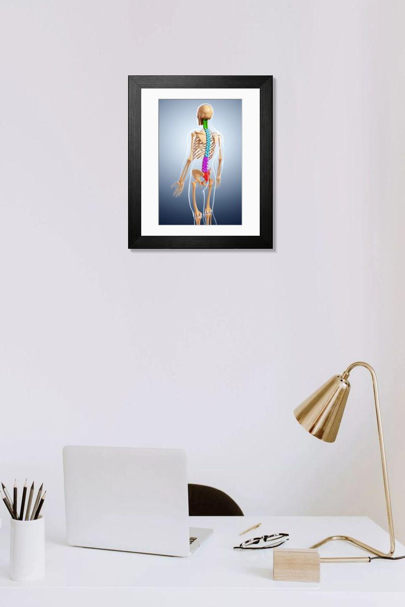 Shown hanging in a room: Modern 14"x12" (36x31cm)