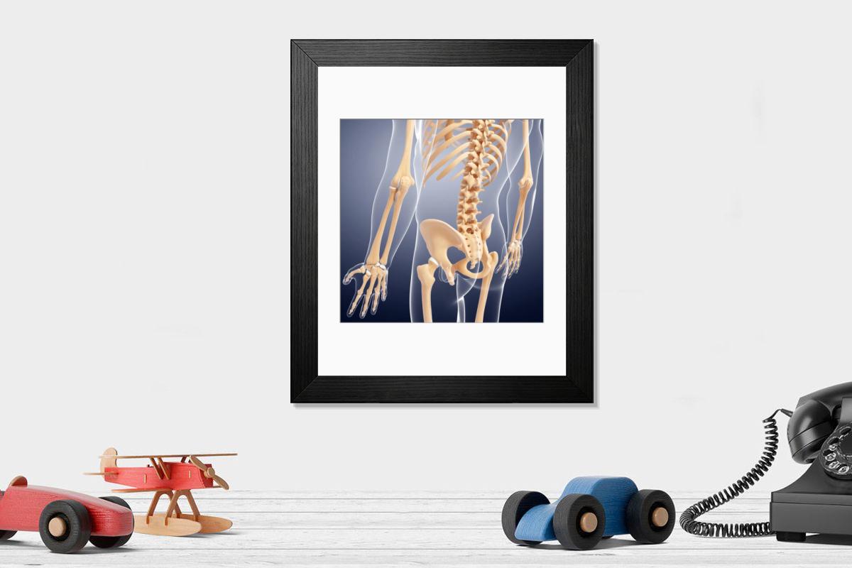 Shown hanging in a room: Modern 14"x12" (36x31cm)