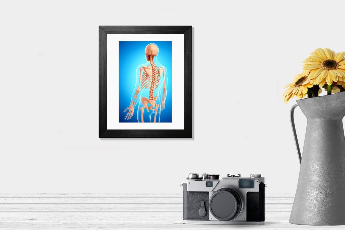 Shown hanging in a room: Modern 14"x12" (36x31cm)