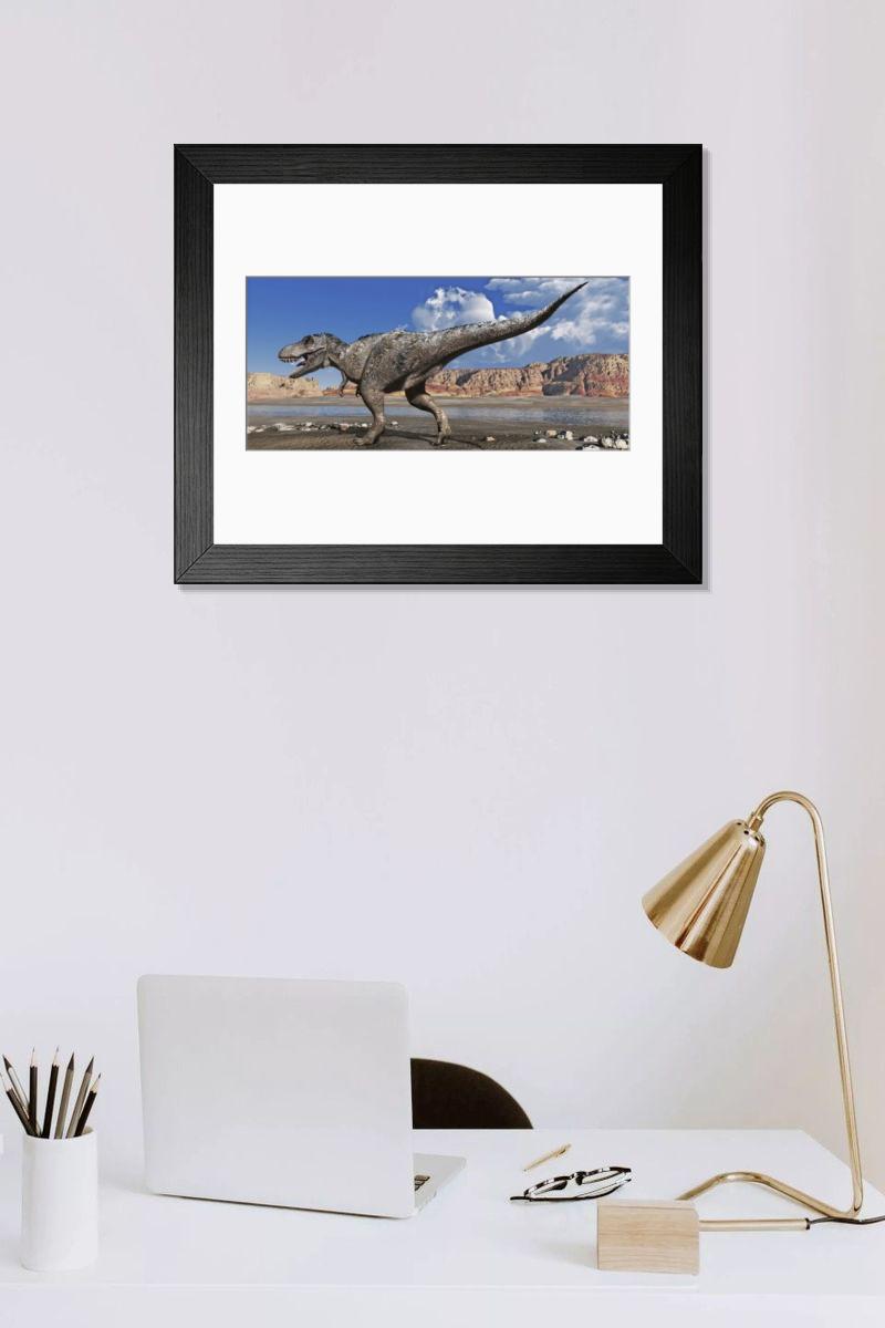 Shown hanging in a room: Modern 14"x12" (36x31cm)