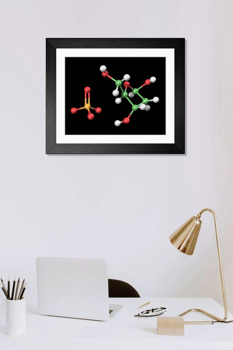 Shown hanging in a room: Modern 14"x12" (36x31cm)