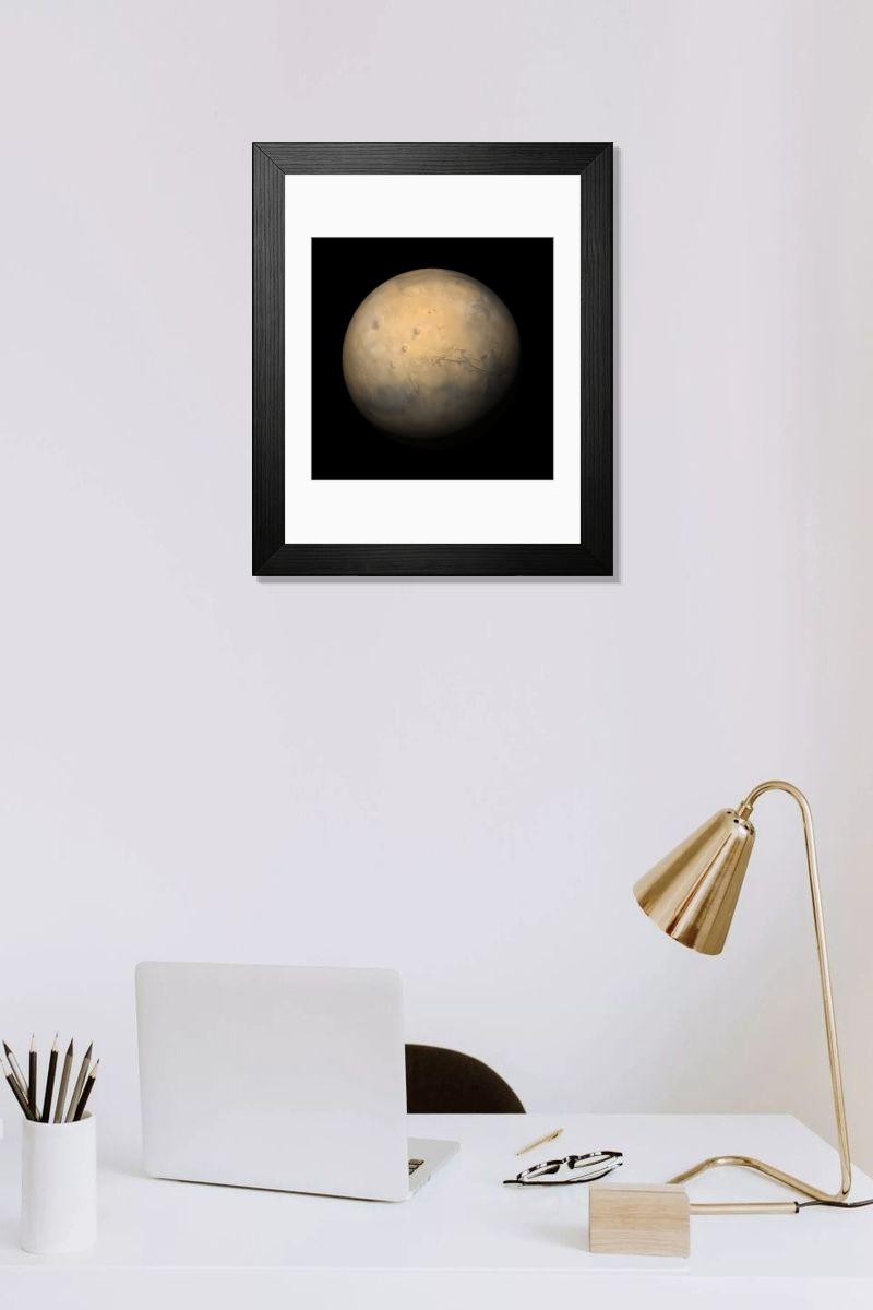 Shown hanging in a room: Modern 14"x12" (36x31cm)