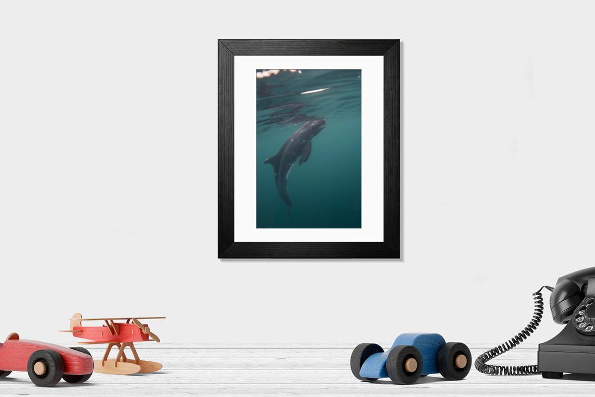 Shown hanging in a room: Modern 14"x12" (36x31cm)