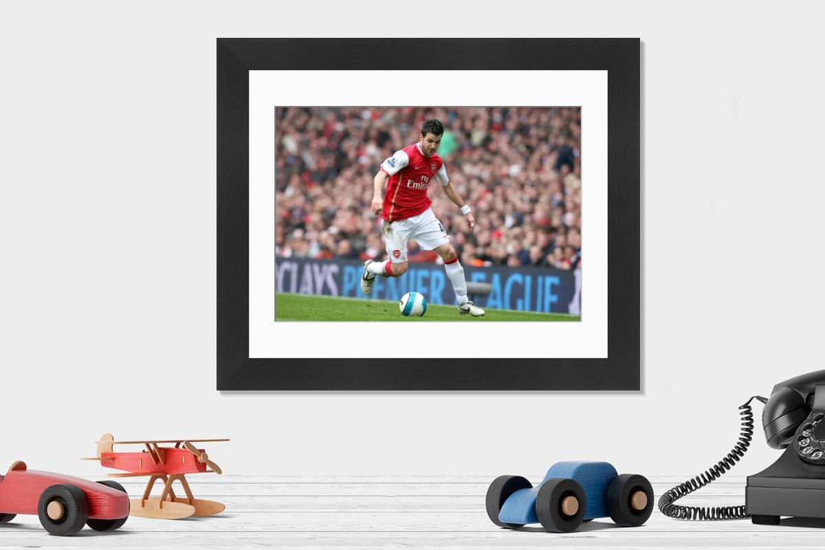 Arsenal Football Club Print: Cesc Fabregas Brilliant Performance