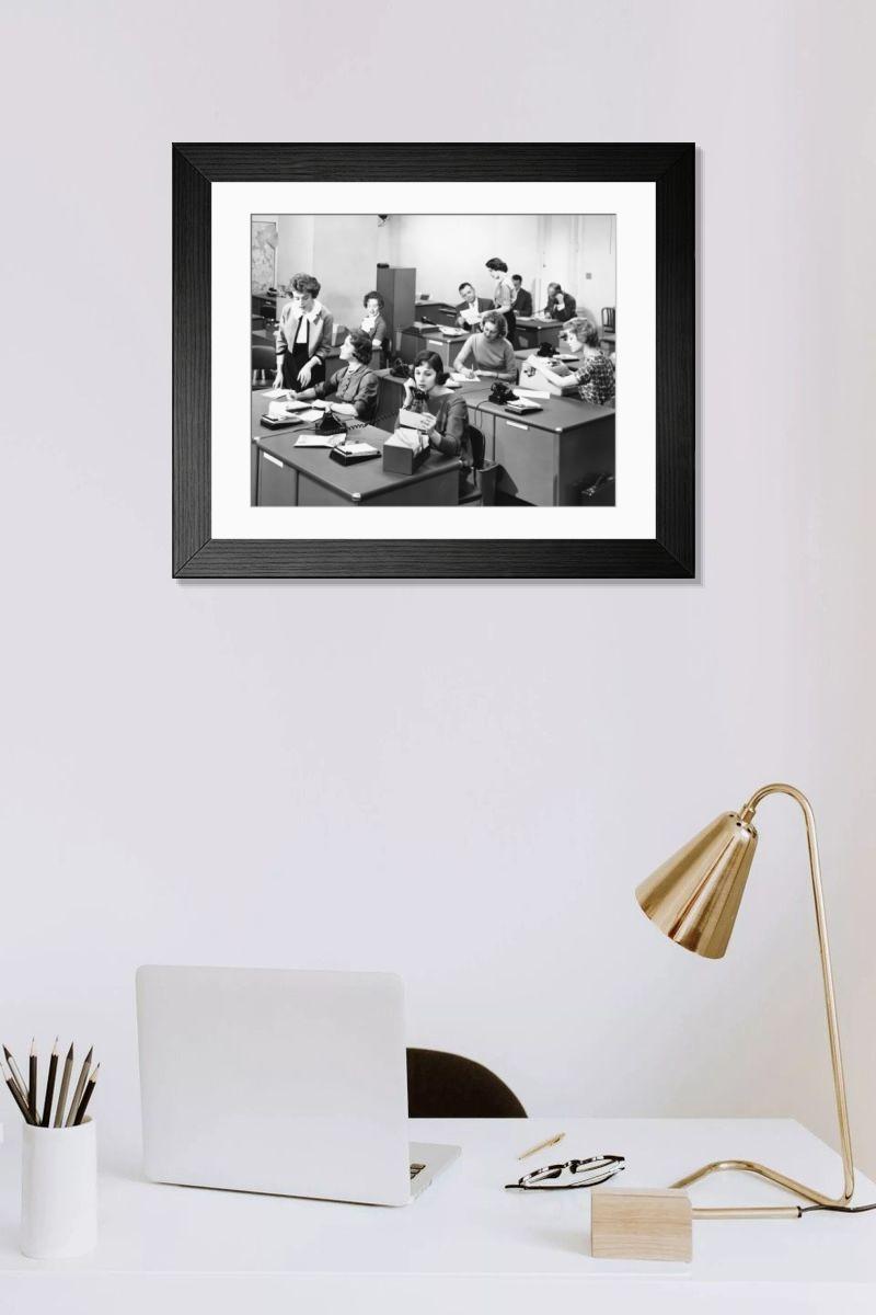 Shown hanging in a room: Modern 14"x12" (36x31cm)