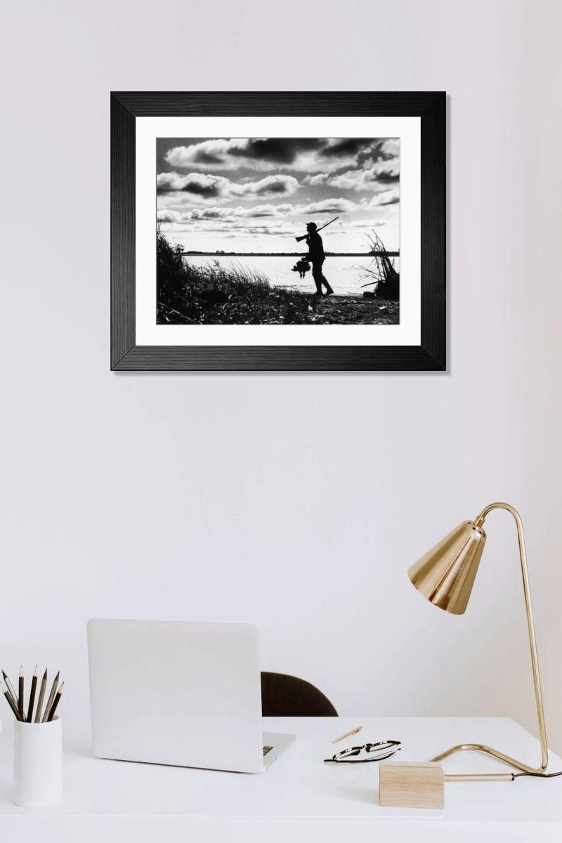 Shown hanging in a room: Modern 14"x12" (36x31cm)