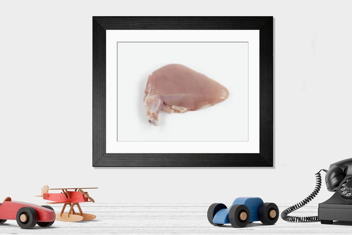 Shown hanging in a room: Modern 14"x12" (36x31cm)