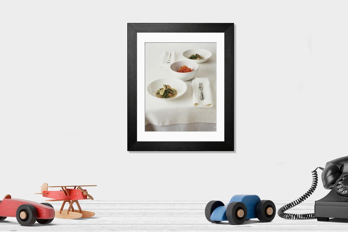 Shown hanging in a room: Modern 14"x12" (36x31cm)