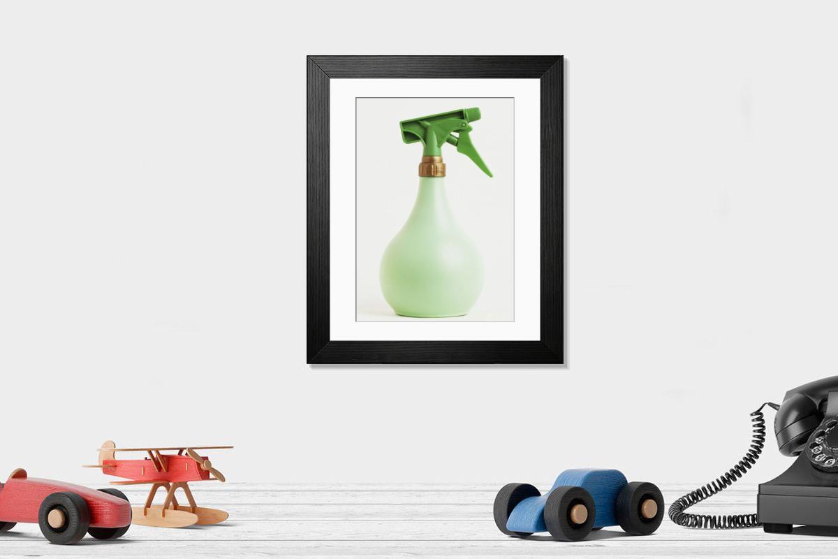Shown hanging in a room: Modern 14"x12" (36x31cm)