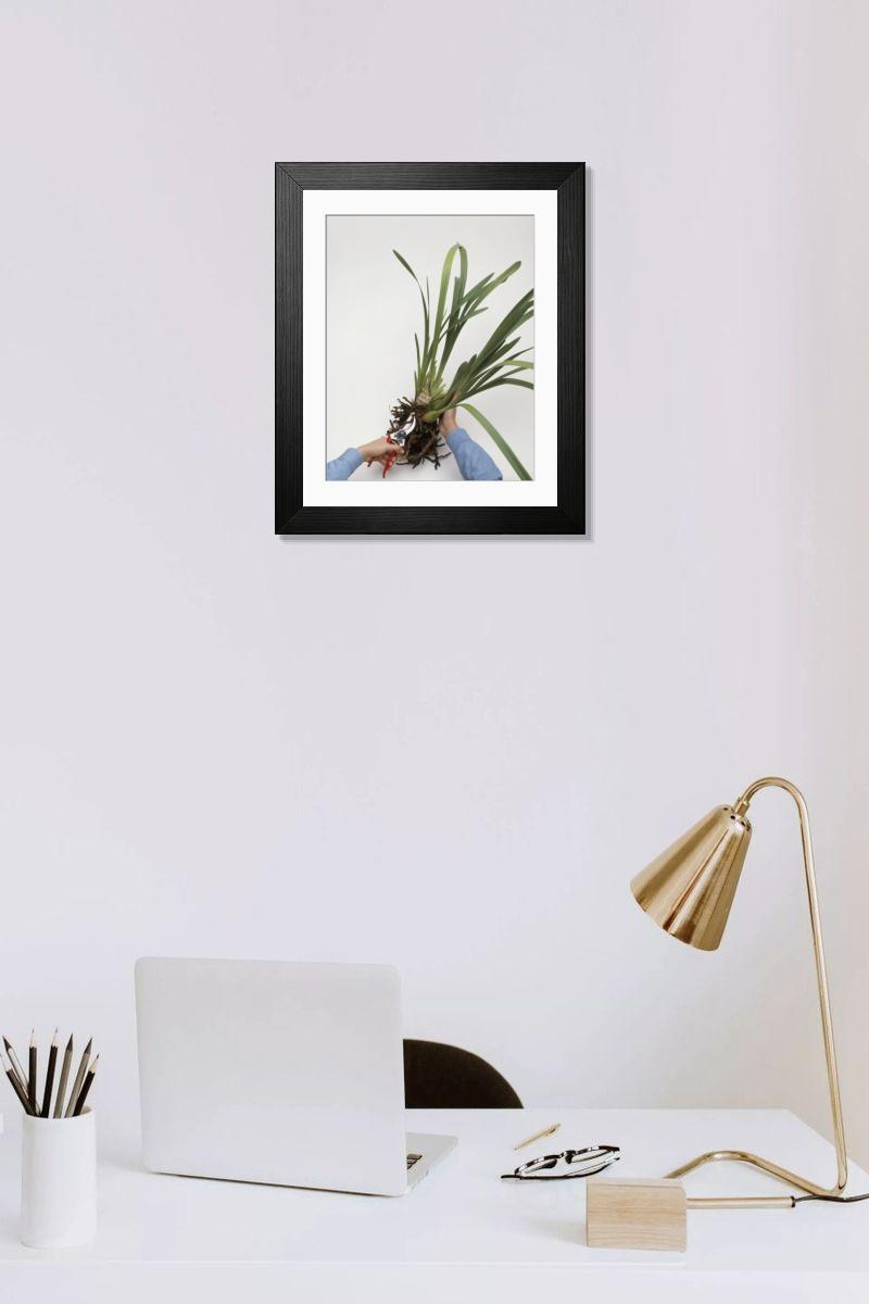 Shown hanging in a room: Modern 14"x12" (36x31cm)