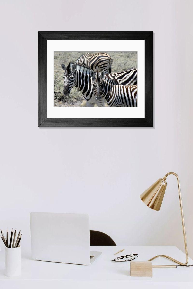 Shown hanging in a room: Modern 14"x12" (36x31cm)