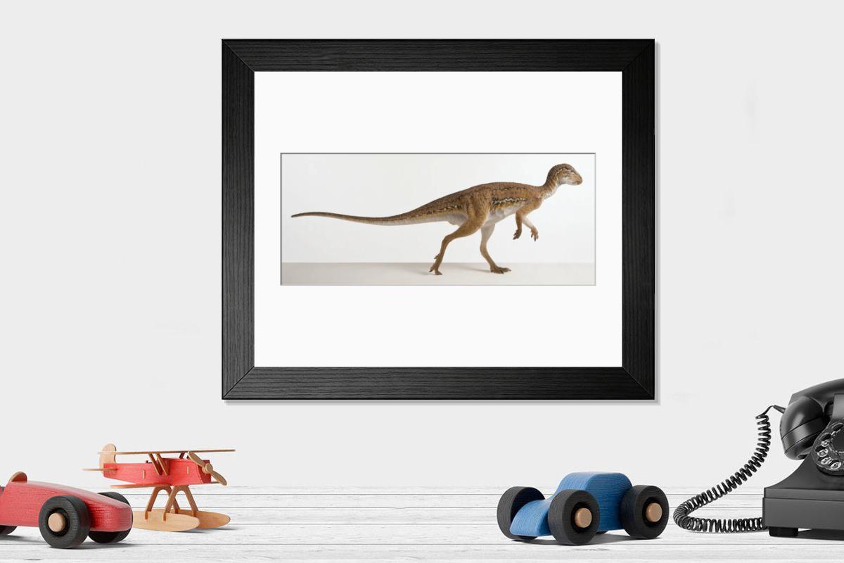 Shown hanging in a room: Modern 14"x12" (36x31cm)
