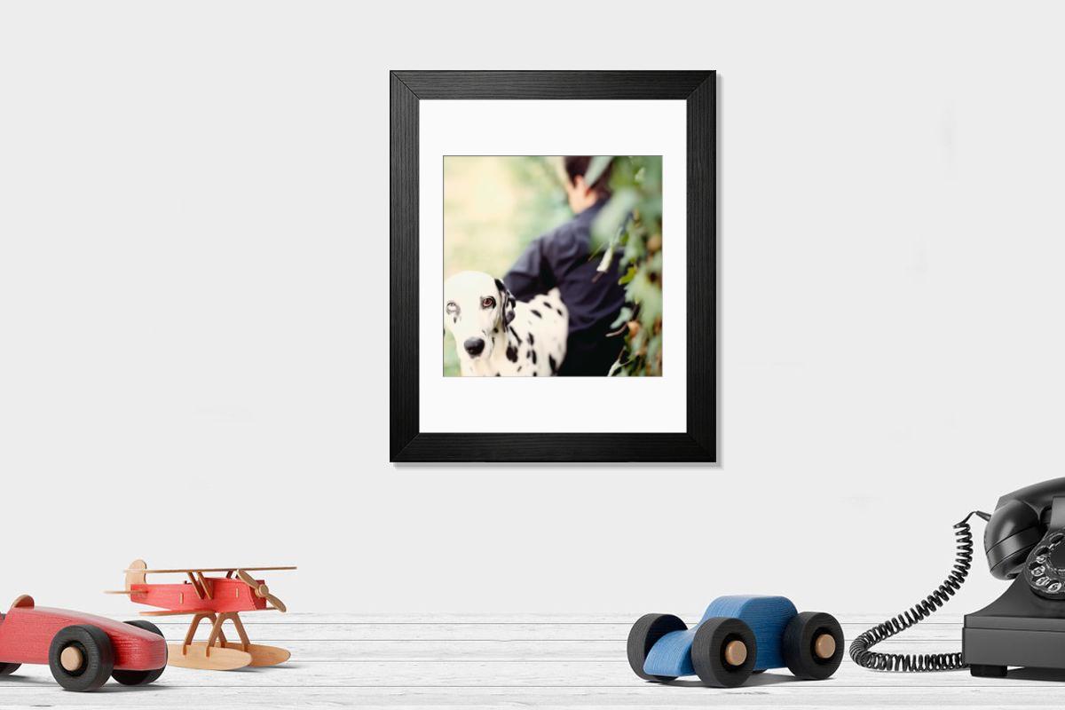 Shown hanging in a room: Modern 14"x12" (36x31cm)