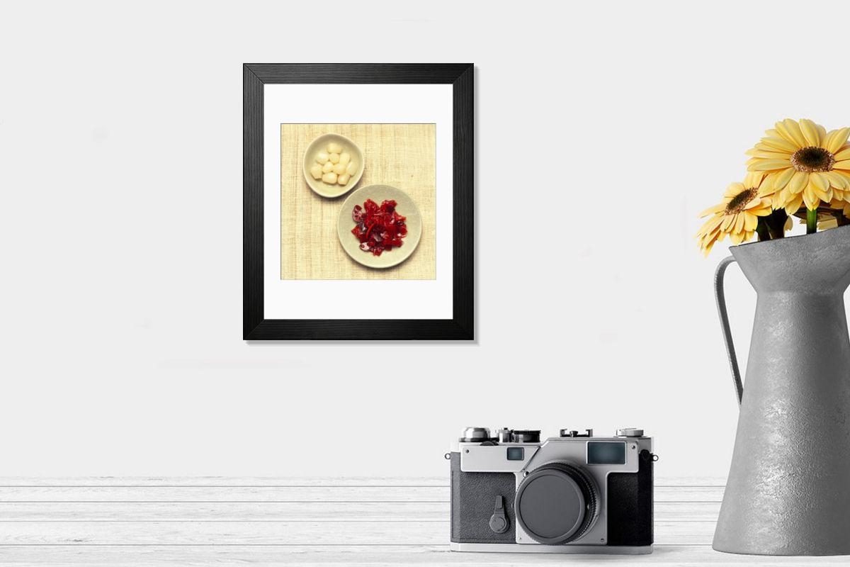 Shown hanging in a room: Modern 14"x12" (36x31cm)