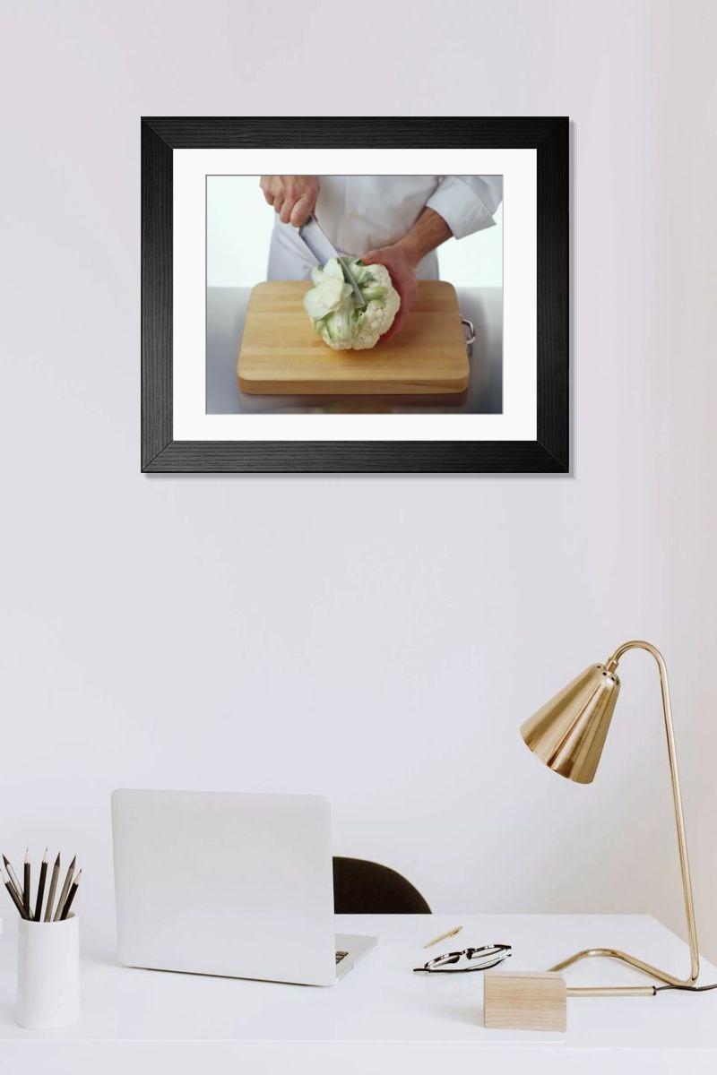 Shown hanging in a room: Modern 14"x12" (36x31cm)