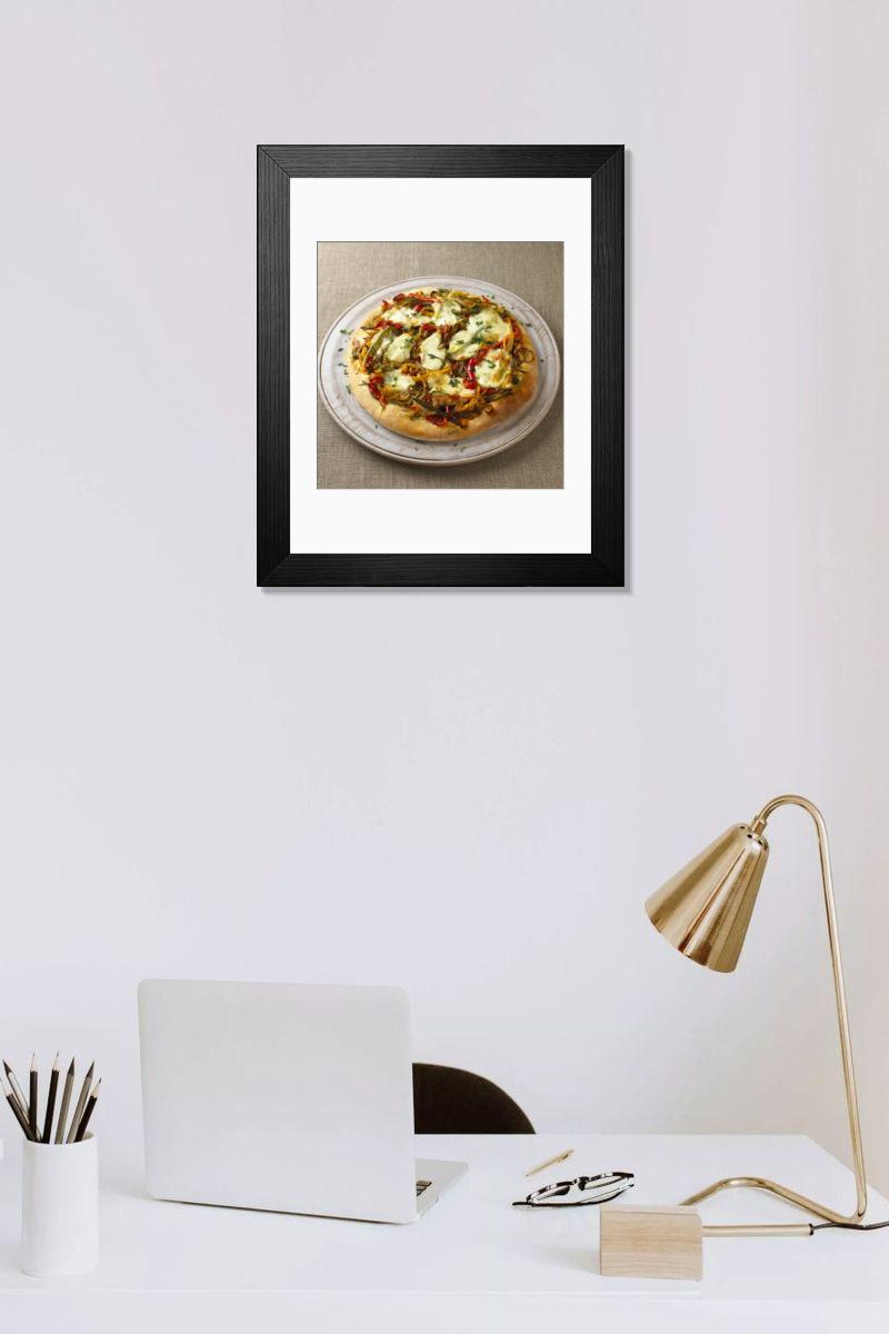 Shown hanging in a room: Modern 14"x12" (36x31cm)