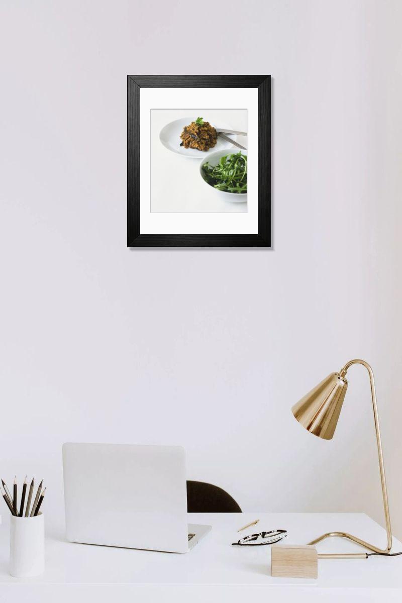 Shown hanging in a room: Modern 14"x12" (36x31cm)