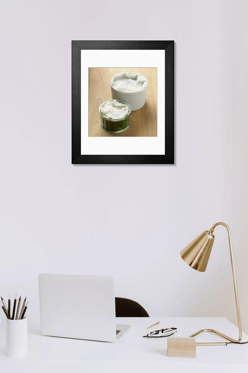 Shown hanging in a room: Modern 14"x12" (36x31cm)