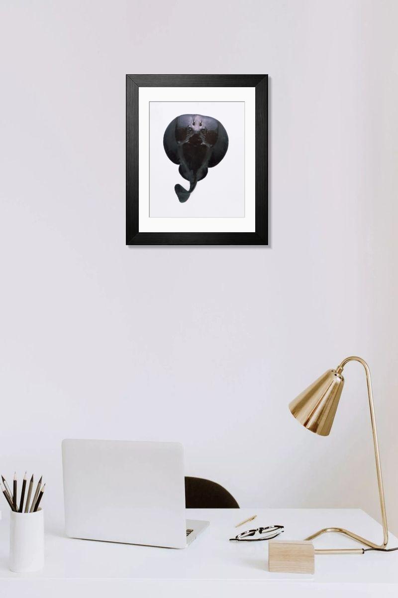Shown hanging in a room: Modern 14"x12" (36x31cm)