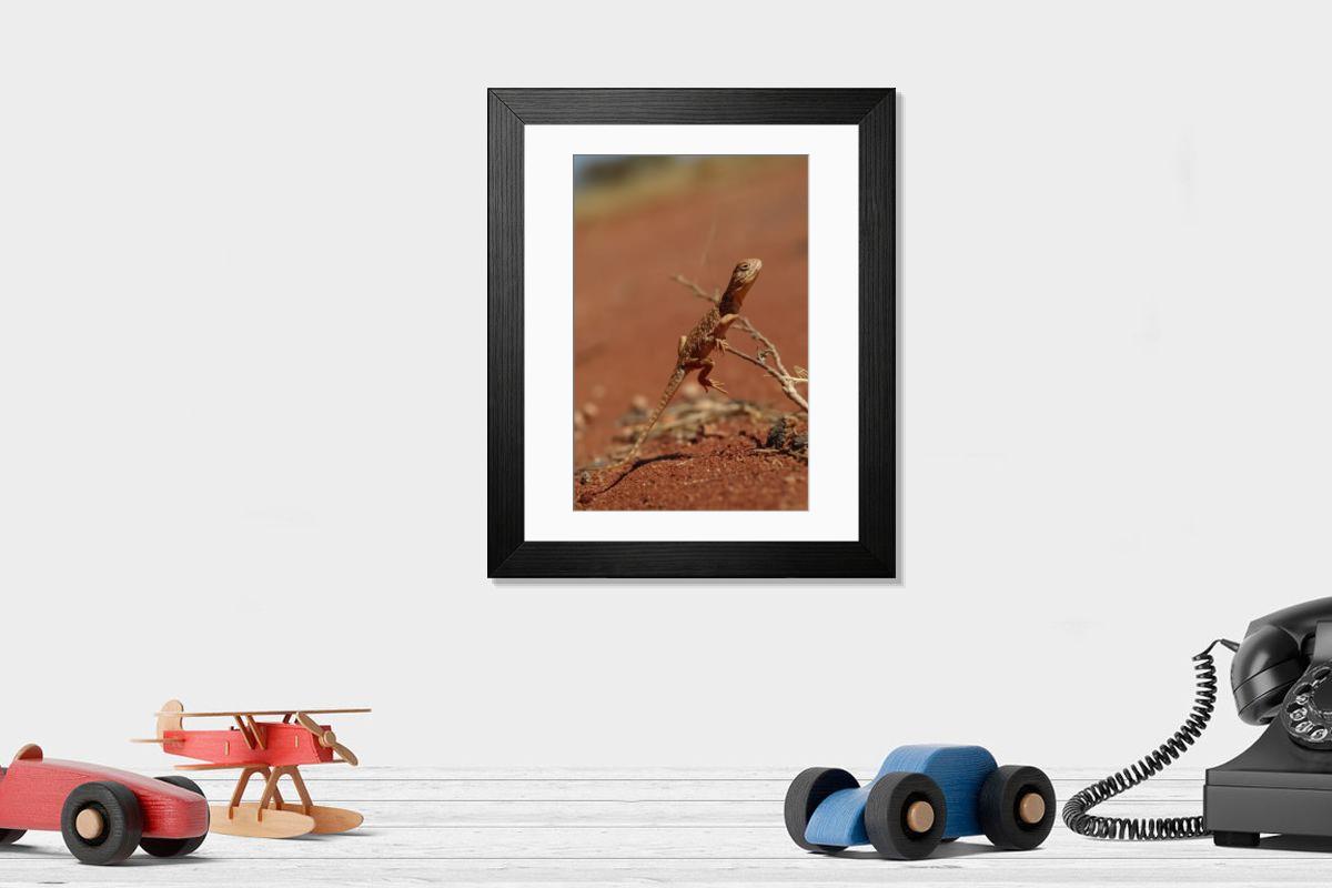 Shown hanging in a room: Modern 14"x12" (36x31cm)