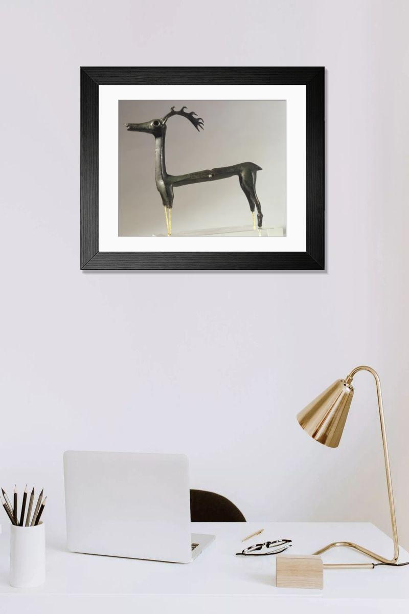Shown hanging in a room: Modern 14"x12" (36x31cm)