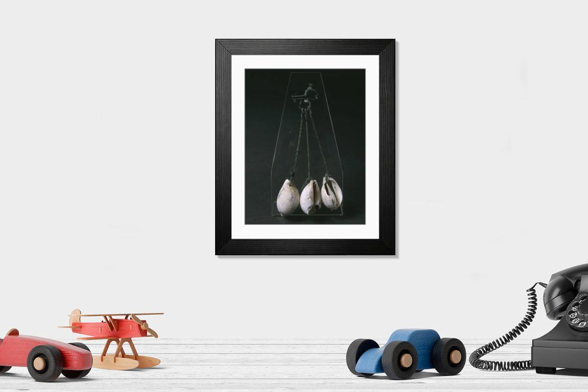 Shown hanging in a room: Modern 14"x12" (36x31cm)