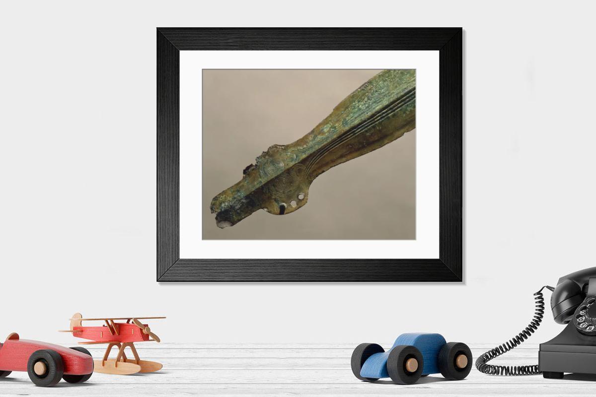 Shown hanging in a room: Modern 14"x12" (36x31cm)