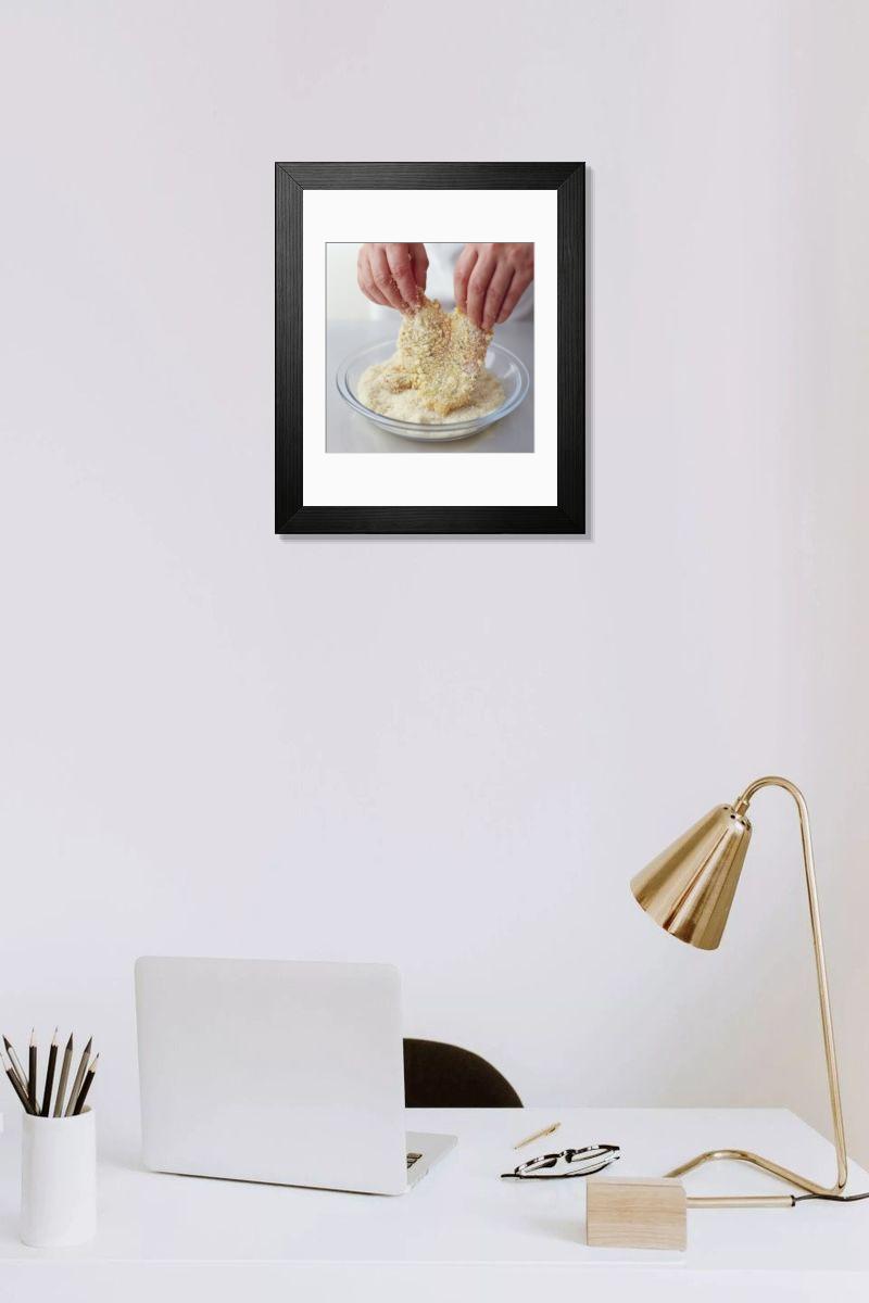 Shown hanging in a room: Modern 14"x12" (36x31cm)