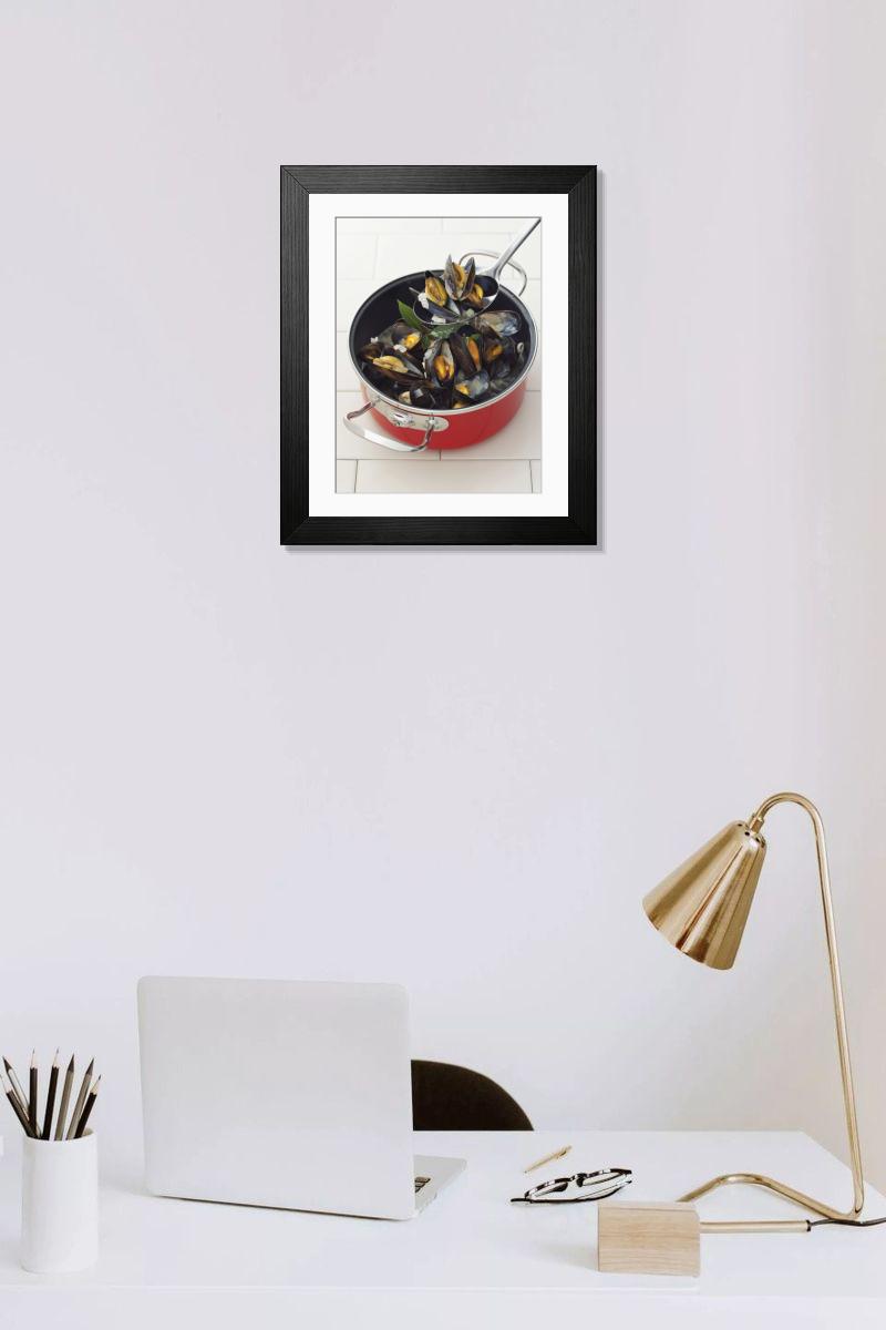 Shown hanging in a room: Modern 14"x12" (36x31cm)
