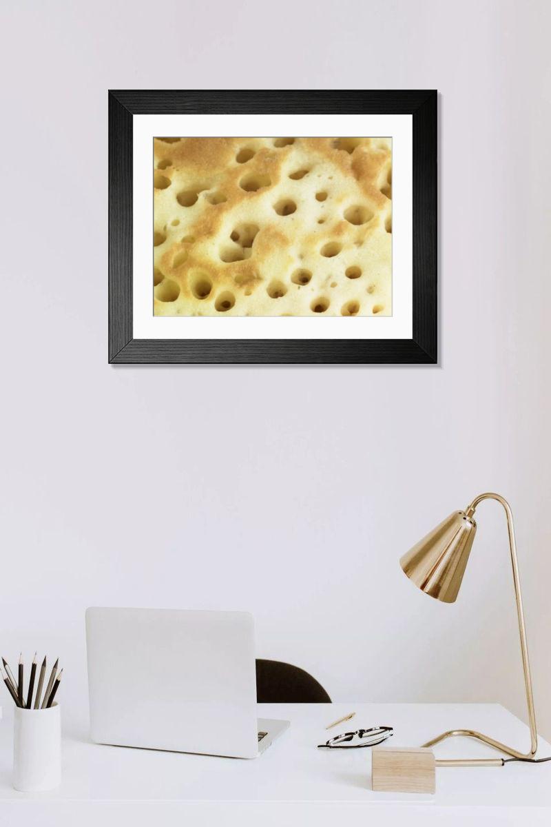 Shown hanging in a room: Modern 14"x12" (36x31cm)