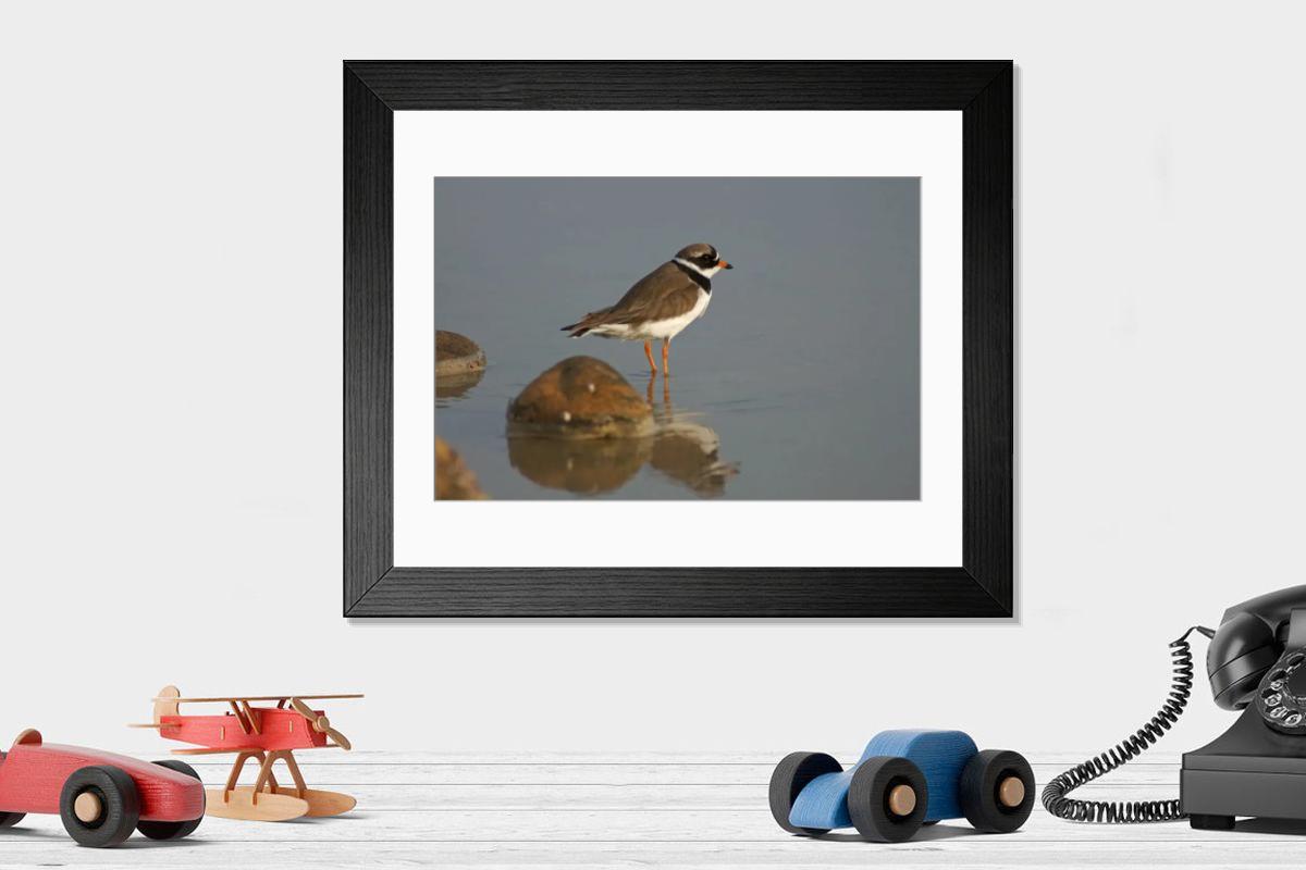 Shown hanging in a room: Modern 14"x12" (36x31cm)