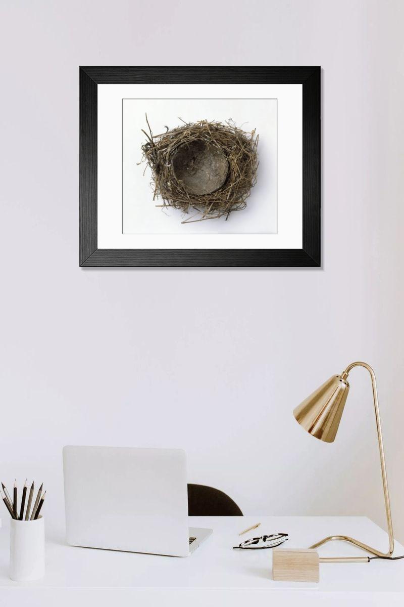 Shown hanging in a room: Modern 14"x12" (36x31cm)